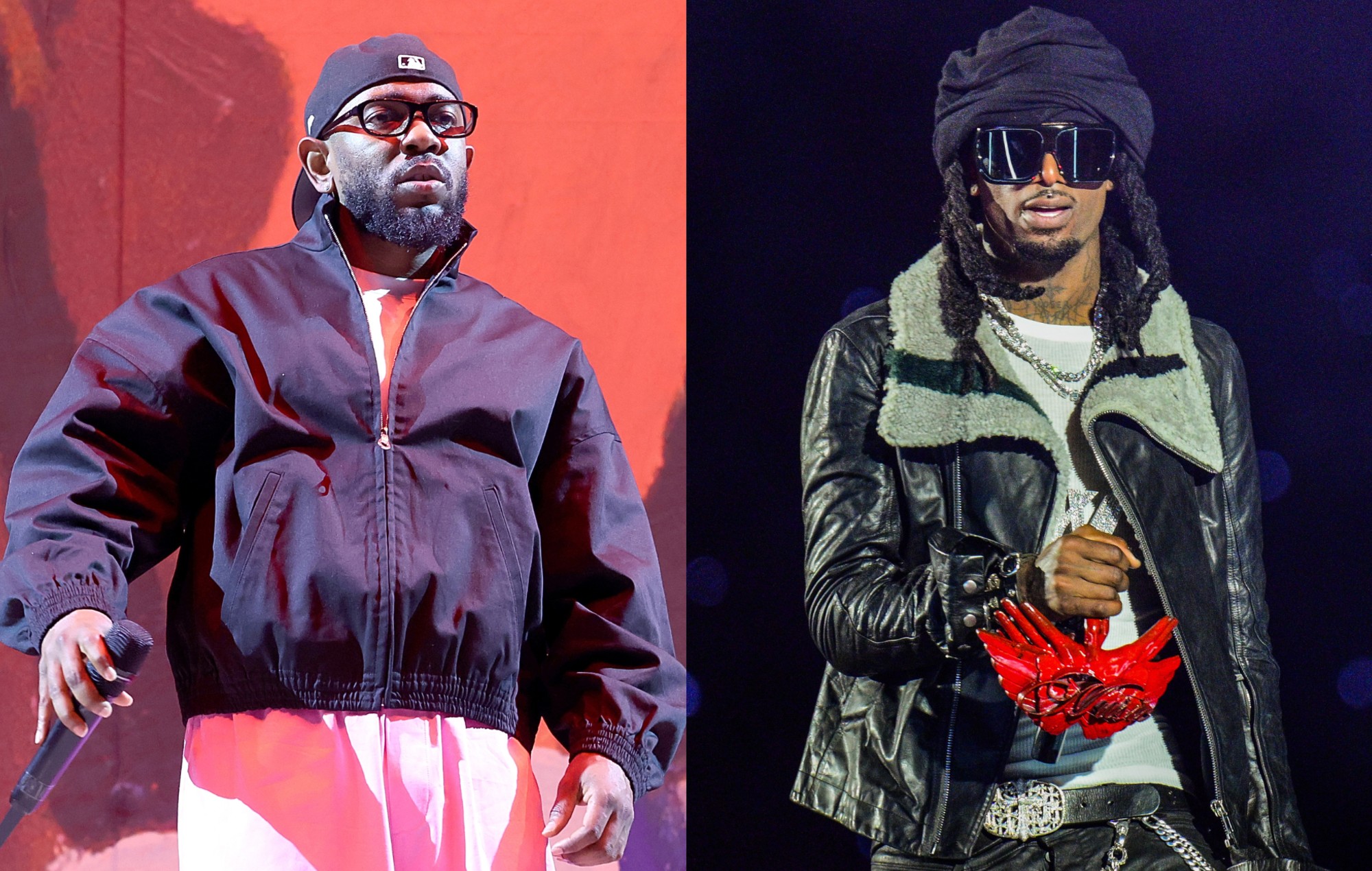 Watch Kendrick Lamar join Playboi Carti onstage in LA for ‘Good Credit’