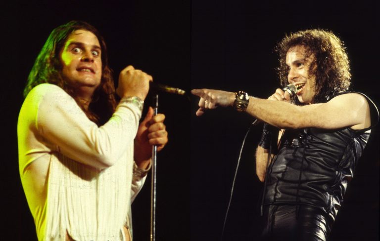 Ozzy “tried to stab” Ronnie James Dio at their first meeting, says Sharon Osbourne