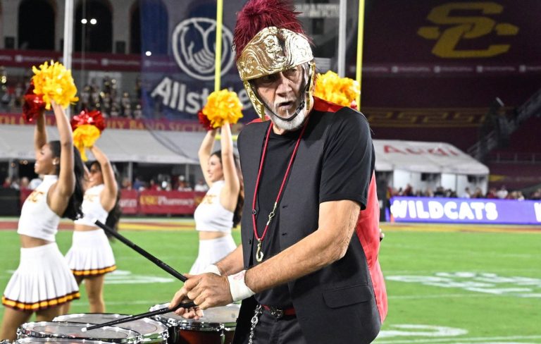 Watch Mick Fleetwood perform Fleetwood Mac’s ‘Tusk’ with USC marching band