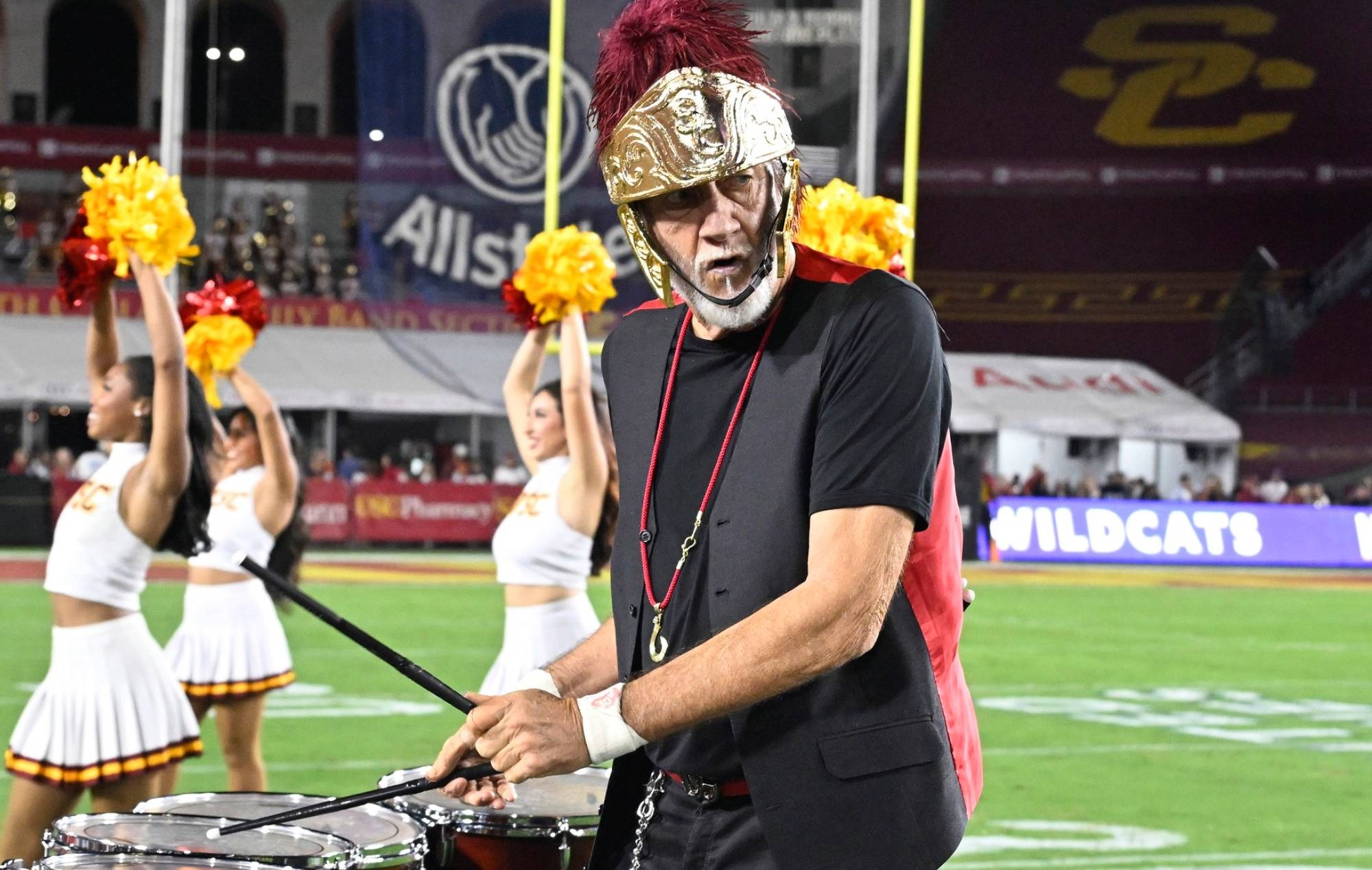 Watch Mick Fleetwood perform Fleetwood Mac’s ‘Tusk’ with USC marching band