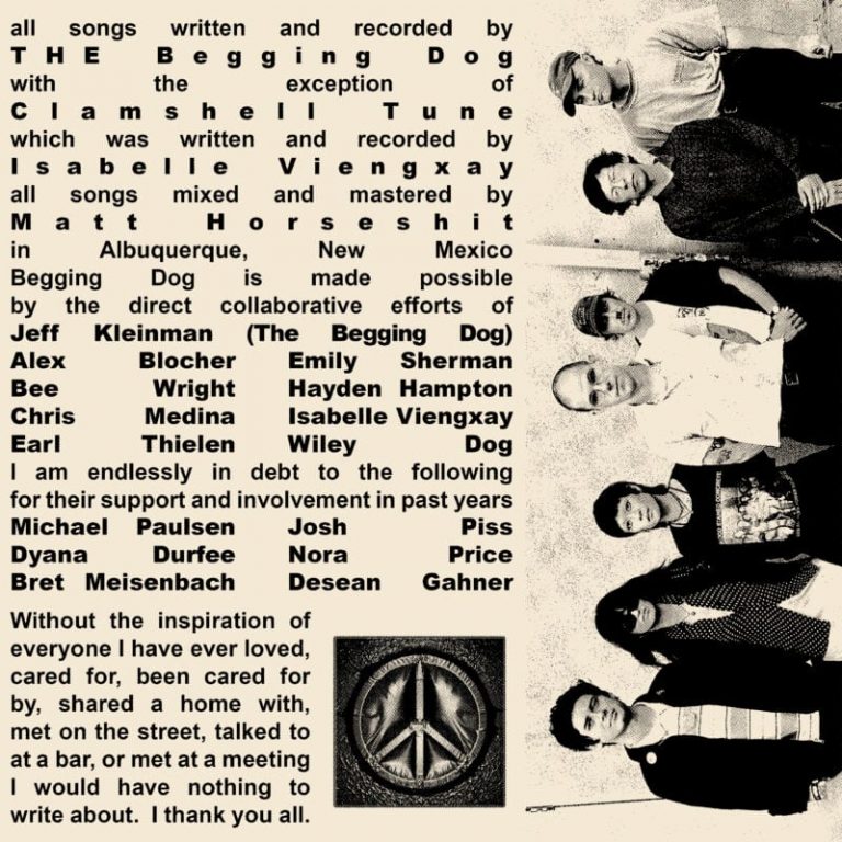 Begging Dog (Jeff Kleinman of Choir Boy) Revisits His Salt Lake City Years With “Common Place”
