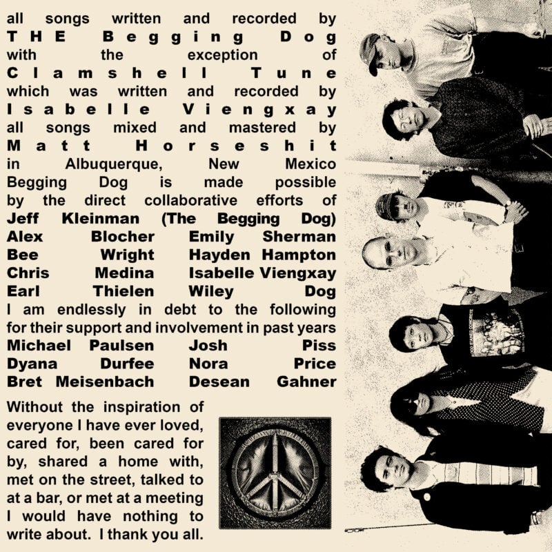 Begging Dog (Jeff Kleinman of Choir Boy) Revisits His Salt Lake City Years With “Common Place”