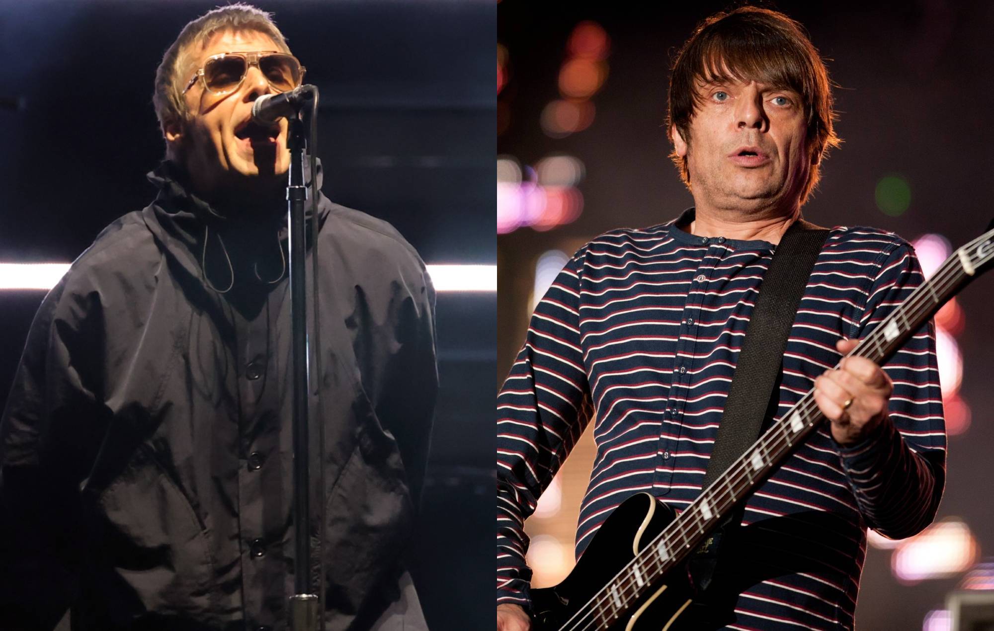 Watch Oasis play ‘Live Forever’ and ‘Rock ‘N’ Roll Star’ in tribute to “our dear friend, our hero, the one and only” Mani in Brazil