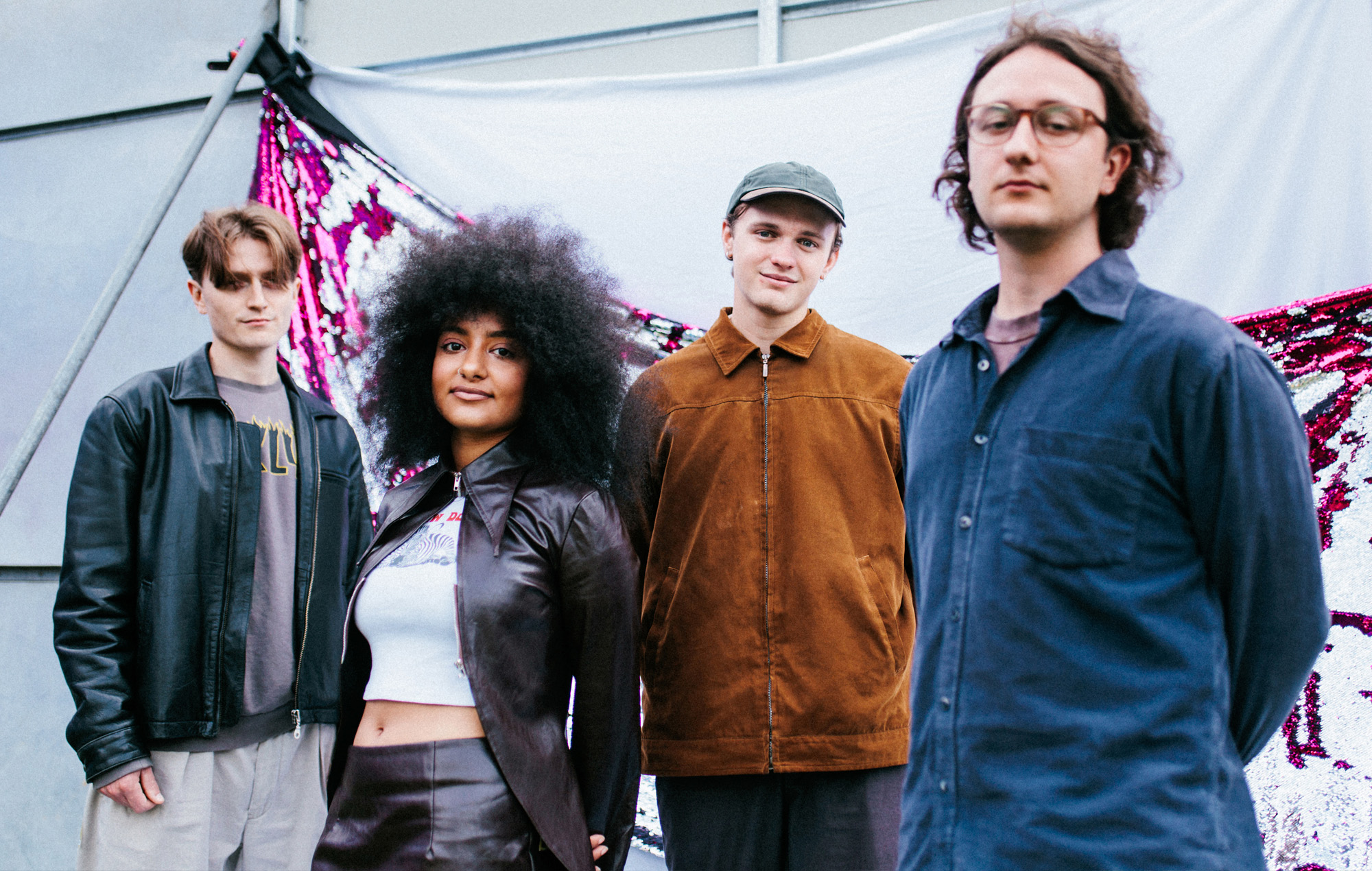 English Teacher pay tribute to Stone Roses’ Mani, playing ‘Waterfall’ in Manchester