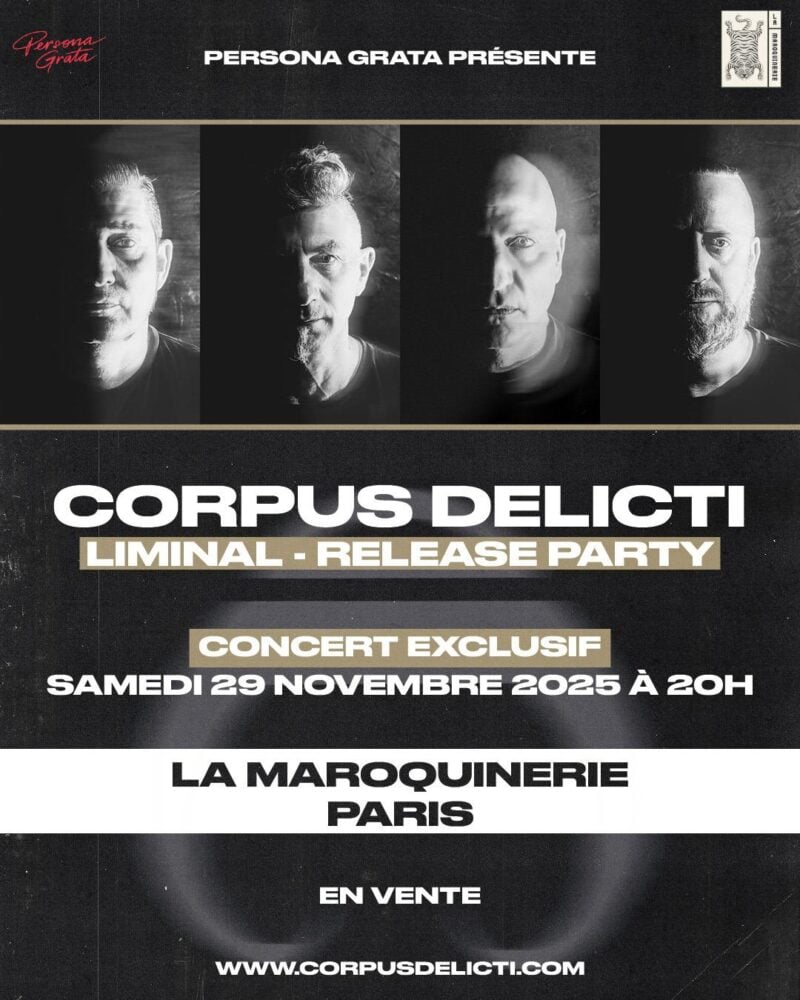 French Gothic Rock Icons Corpus Delicti Unveil Video for “Fate” — New Album “Liminal” Out Now!