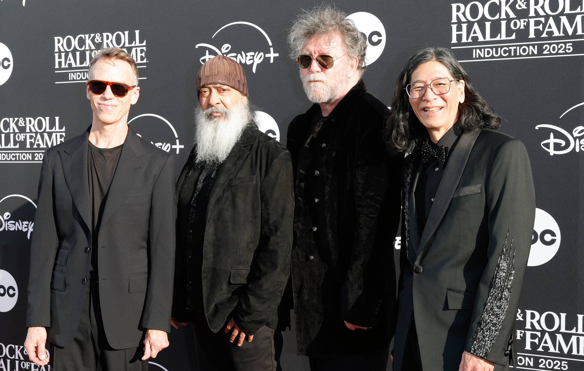 Jim Carrey inducts Soundgarden as band reunite alongside Taylor Momsen, Jerry Cantrell & Mike McCready at Rock & Roll Hall of Fame Ceremony