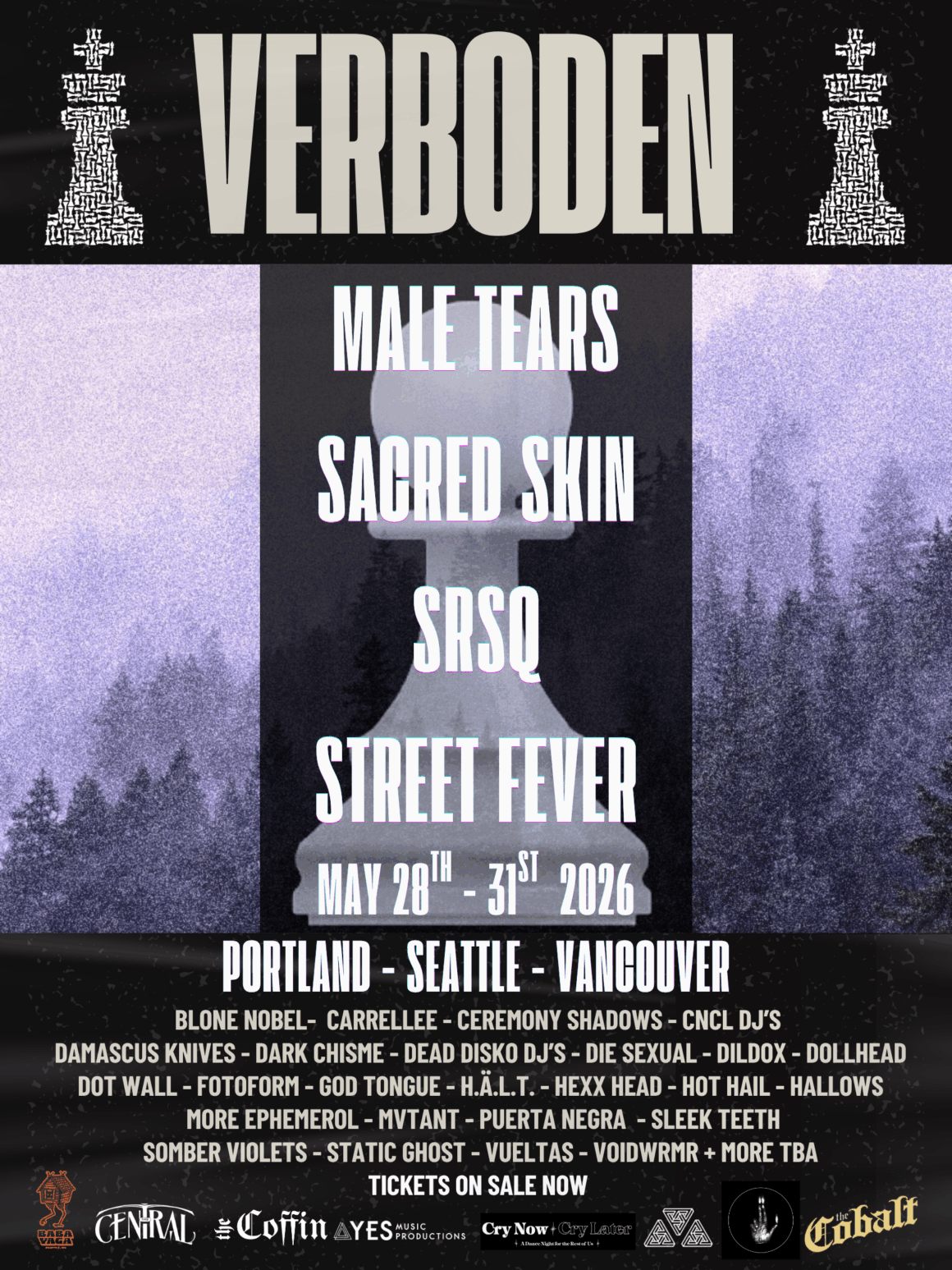 Verboden Festival Turns 10: The Pacific Northwest’s Premier Darkwave Festival Expands to Three Cities