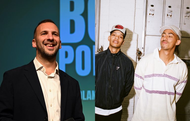 Watch Zack Polanski hit out at Nigel Farage and get “tax the rich” chant going at Rizzle Kicks’ gig