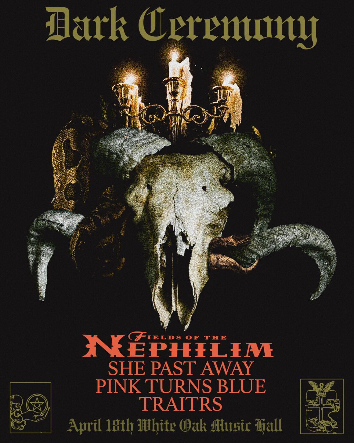 Dark Ceremony Festival 2026 Announced with Fields of the Nephilim, She Past Away, Pink Turns Blue, Traitrs, and More!