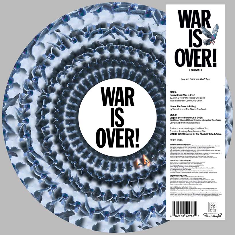 John & Yoko’s ‘War Is Over!’ Gets New 12” Zoetrope Picture Disc