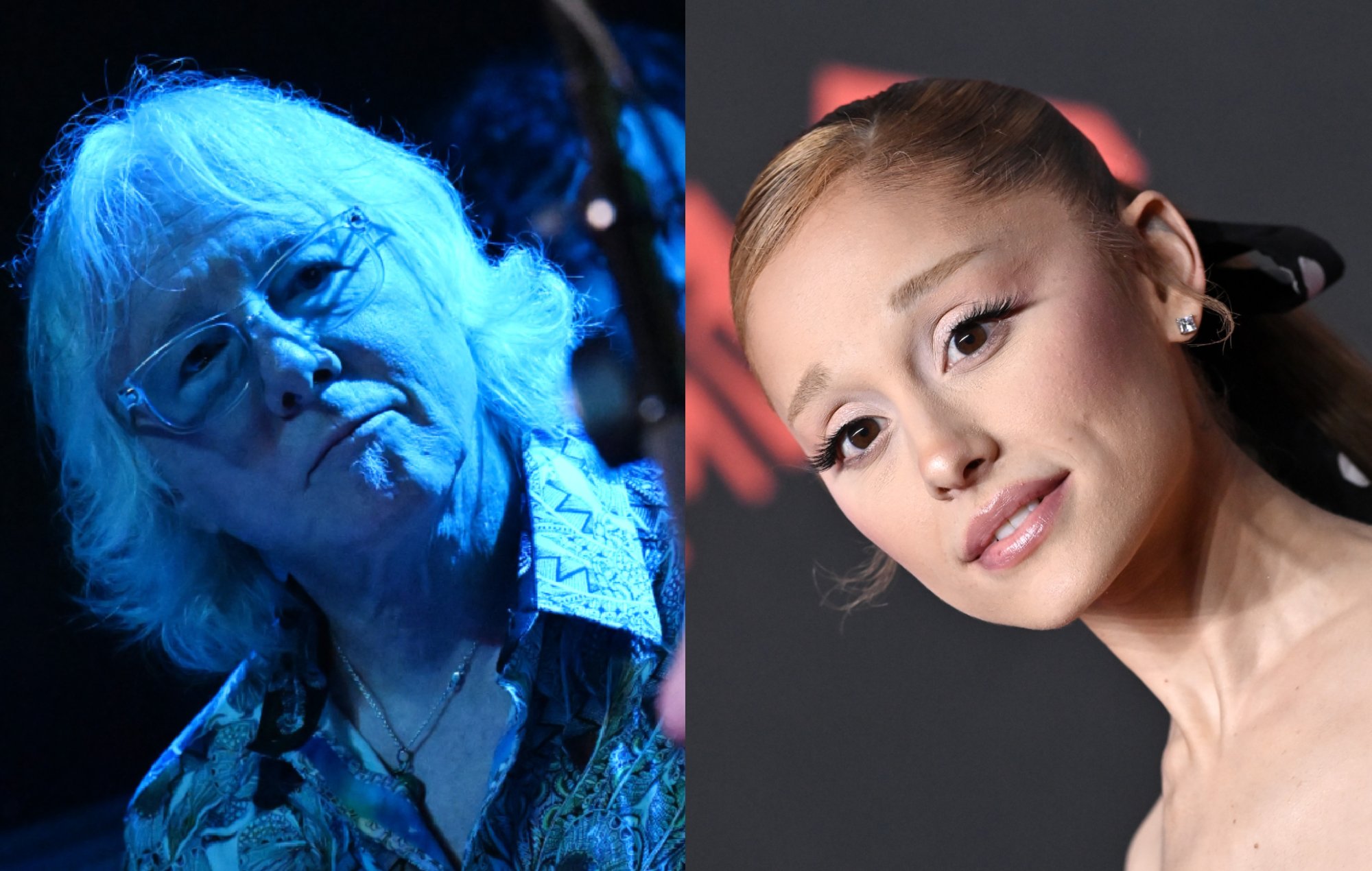 R.E.M.’s Mike Mills jokingly calls out Ariana Grande for “going over a line” on new supergroup’s song ‘My Cologne’