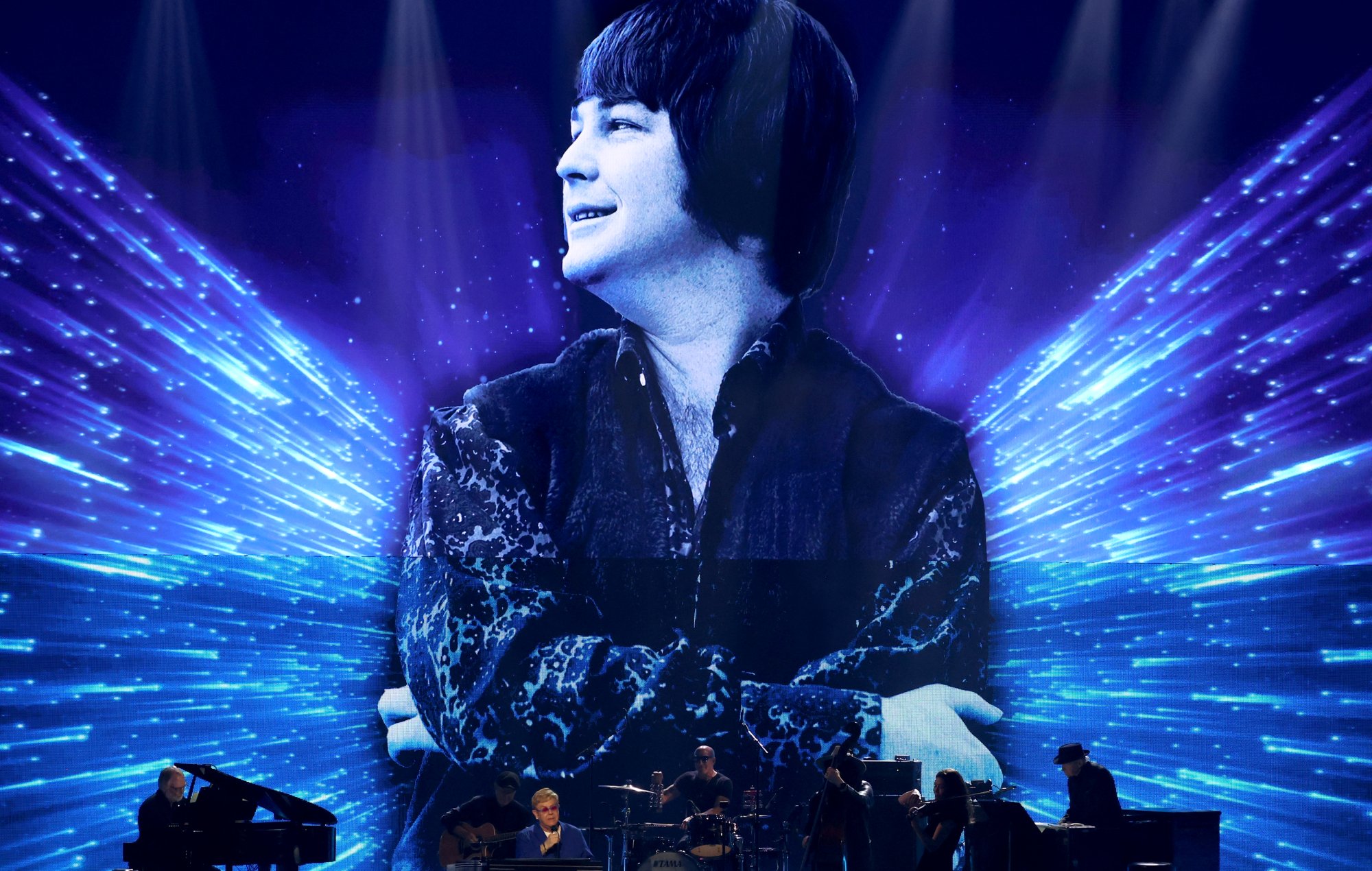 Elton John pays tribute to Brian Wilson with ‘God Only Knows’ cover at Rock Hall 2025 ceremony