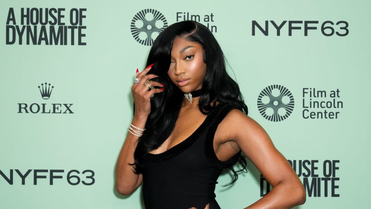 Angel Reese Announces Release Date For New Sneaker Colorway Inspired By Her “Dream Pup” Tiago