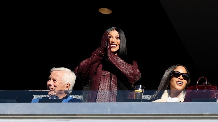 “Pat Nation, Baby!”: Cardi B’s Cutest Moments Supporting Stefon Diggs At Patriots-Falcons Game