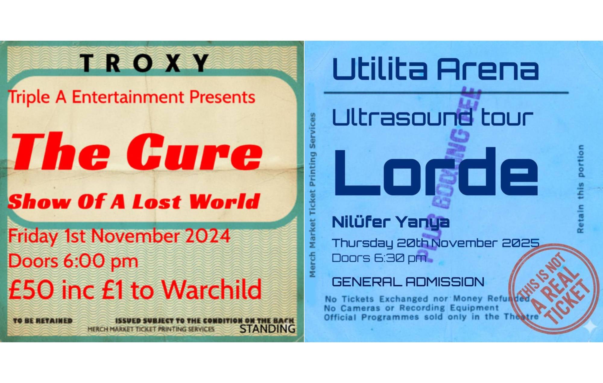 Tim Burgess unveils vintage souvenir ticket generator ahead of 2026 London Merch Market