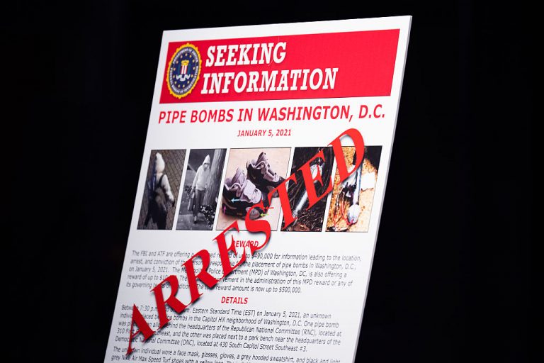 Jan. 6 Pipe Bomb Suspect Was Motivated by Trump’s Election Lies, Investigators Say