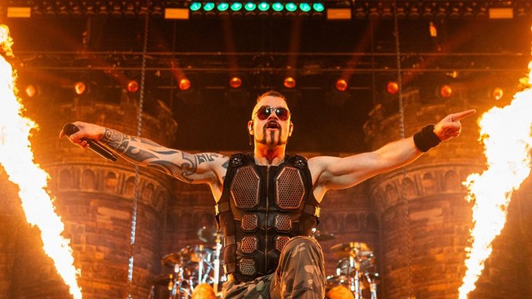 “They’re this generation’s Iron Maiden.” Canons, gas masks, castles and hellfire: power metal’s biggest band Sabaton just conquered the UK’s biggest arena