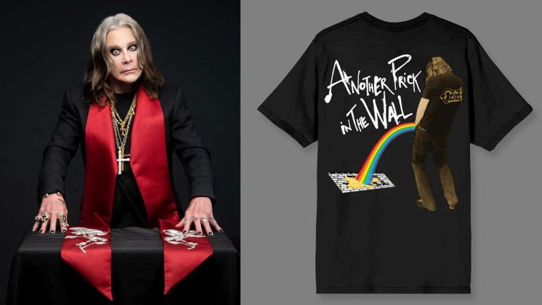 Roger Waters mocked with official Ozzy Osbourne “Another Prick In The Wall” t-shirt