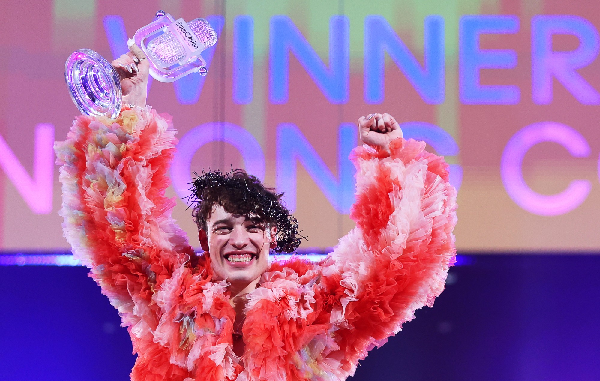 Eurovision winner Nemo gives trophy back in protest over “Israel’s continued participation”