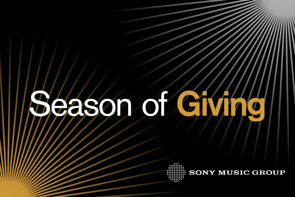Sony Music Group Celebrates the Holidays by Giving Back Around the World