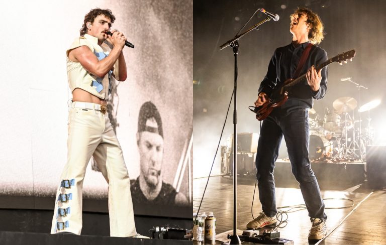 Watch ‘SNL’ spoof duet between Geese’s Cameron Winter and Benson Boone