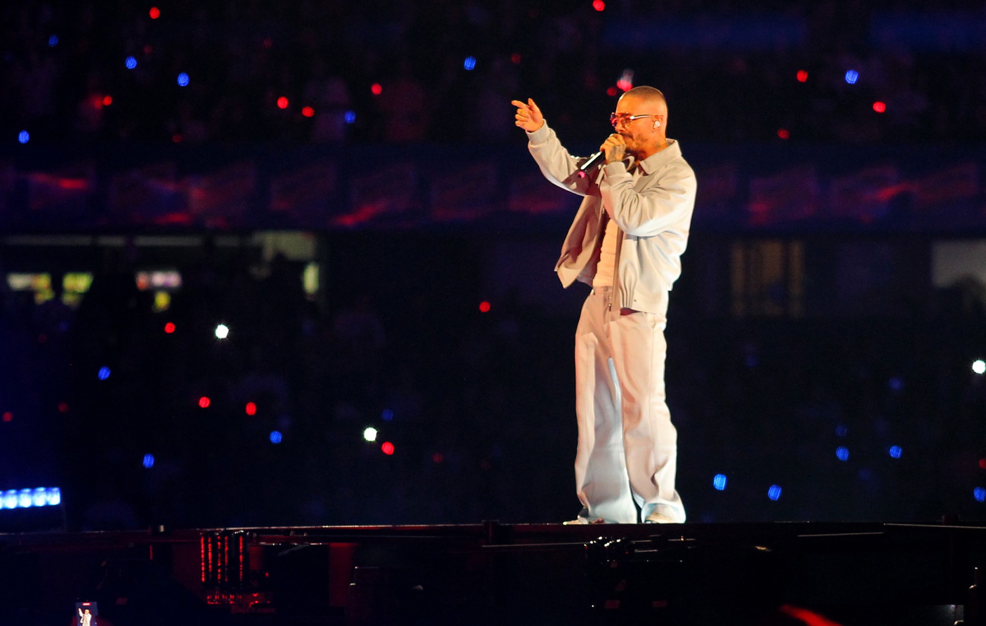 J Balvin says he almost suffered heart attack during seven-hour show in Colombia