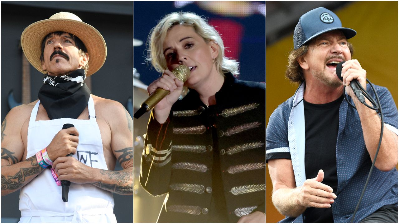 Because nothing screams punk rock louder than millionaire rock stars performing for hedge fund bros, watch Eddie Vedder, Anthony Kiedis, Brandi Carlile, Slash and friends play Stooges, Motorhead, Dead Boys covers at billionaire’s private corporate gig