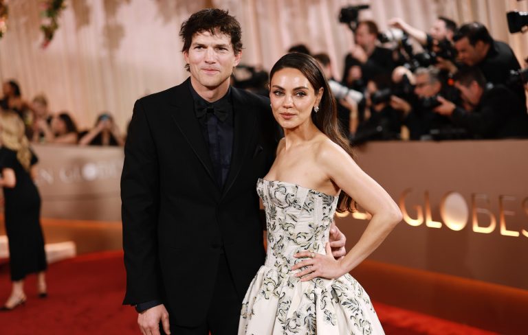 Ashton Kutcher refutes “craziest” rumour that he and wife Mila Kunis don’t shower