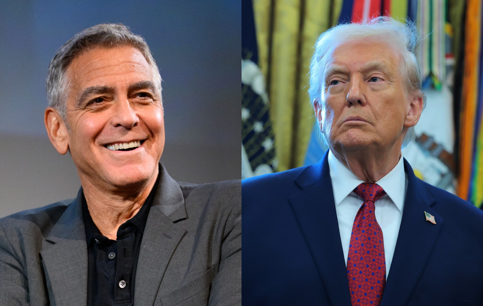 George Clooney hits back at Donald Trump criticism over French citizenship
