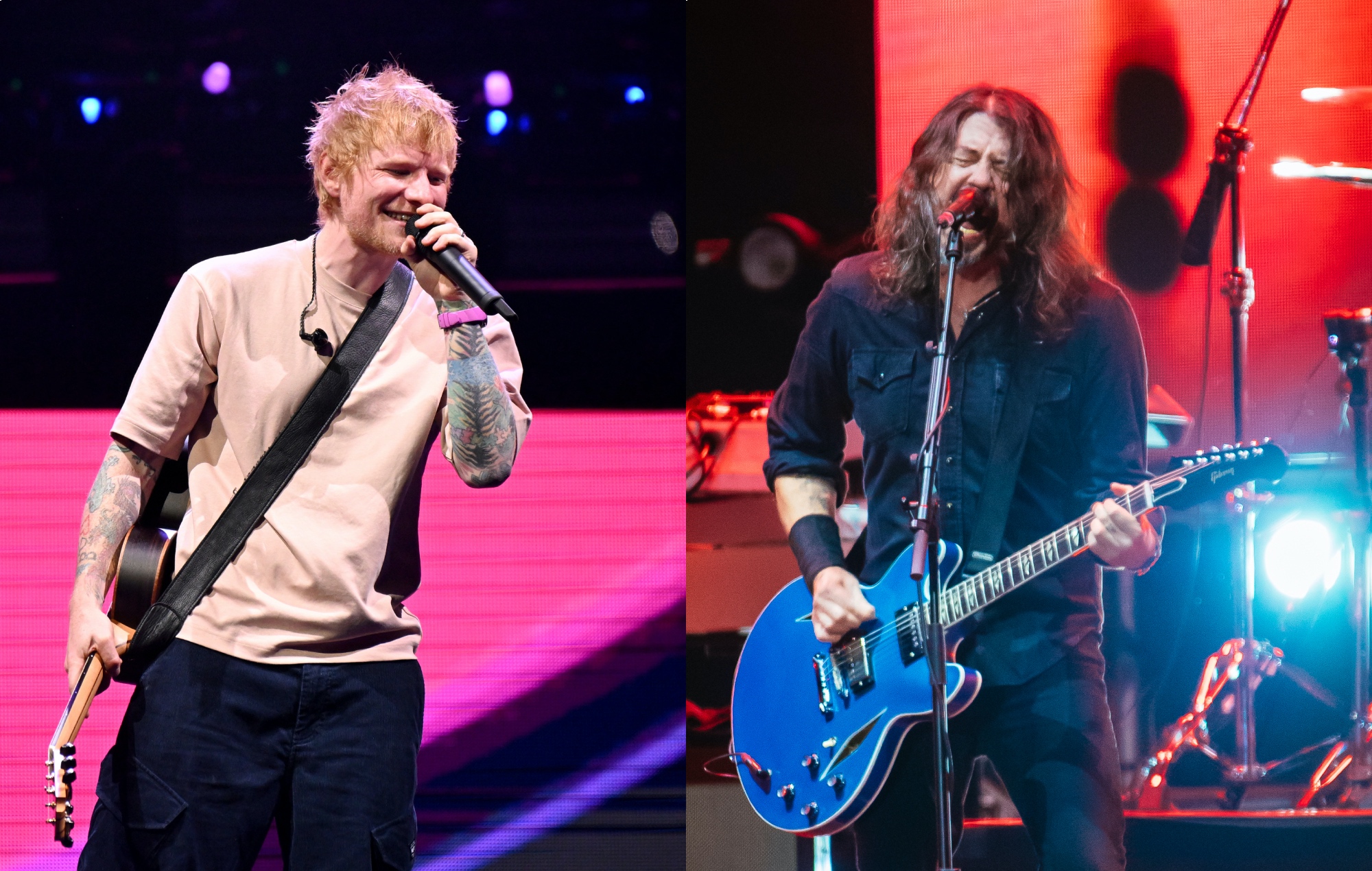Watch Ed Sheeran perform ‘Drive’ with all-star band featuring Dave Grohl, John Mayer and more
