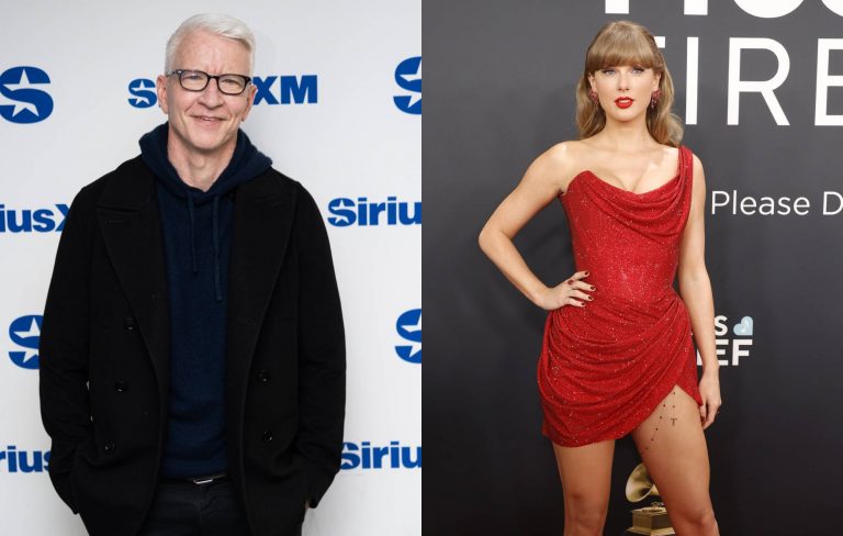 Watch Anderson Cooper deliver dramatic reading of Taylor Swift’s ‘Wood’ on New Year’s Eve