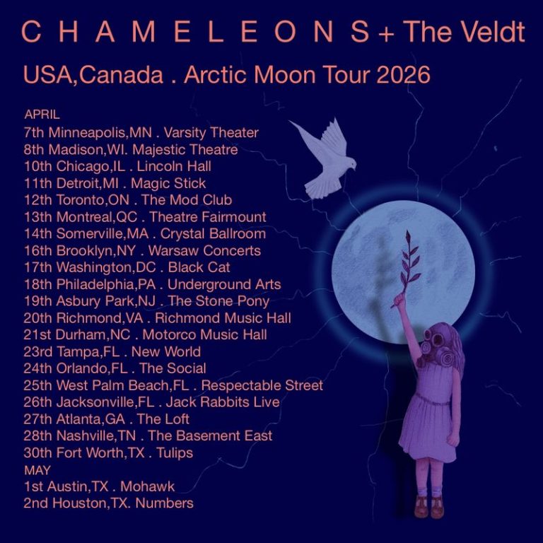 The Chameleons Announce Spring 2026 US Tour With The Veldt
