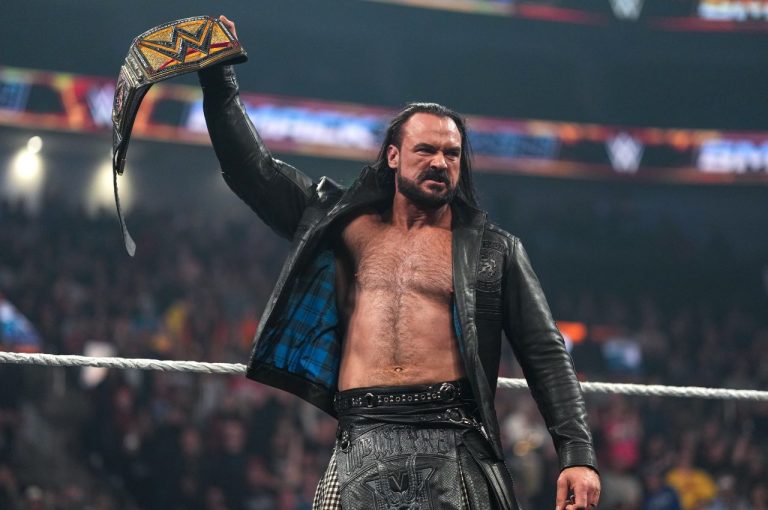 “I started listening to what the gym guys were listening to. When I first heard Metallica, I was like, ‘Right, this is speaking to me.'” WWE Champion Drew McIntyre reveals what’s on his workout mix – and the huge role music plays in his life