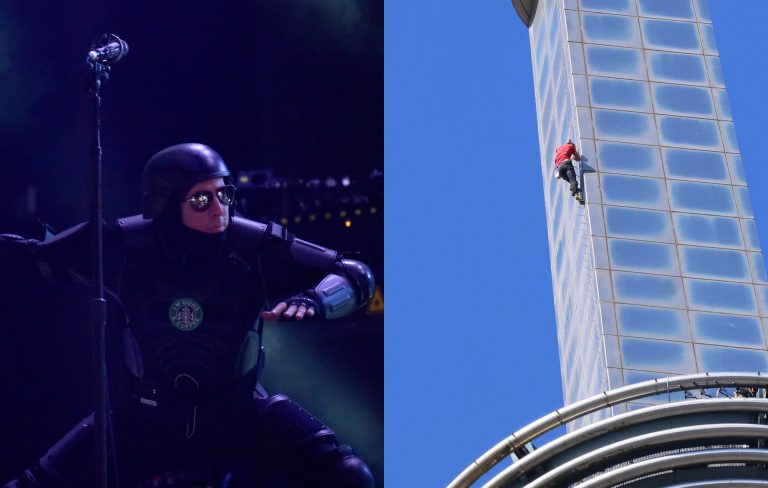 Alex Honnold breaks free climbing record up 101-floor skyscraper while listening to Tool