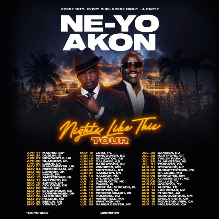 Ne-Yo And Akon To Unite For ‘Nights Like This’ Global Tour