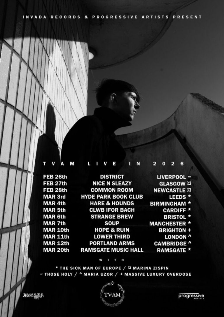 Heaven Scent, The Rain Pours Down — Manchester Post-Punk Project TVAM Shares Cathedral-esque Video for “Powder Blue”