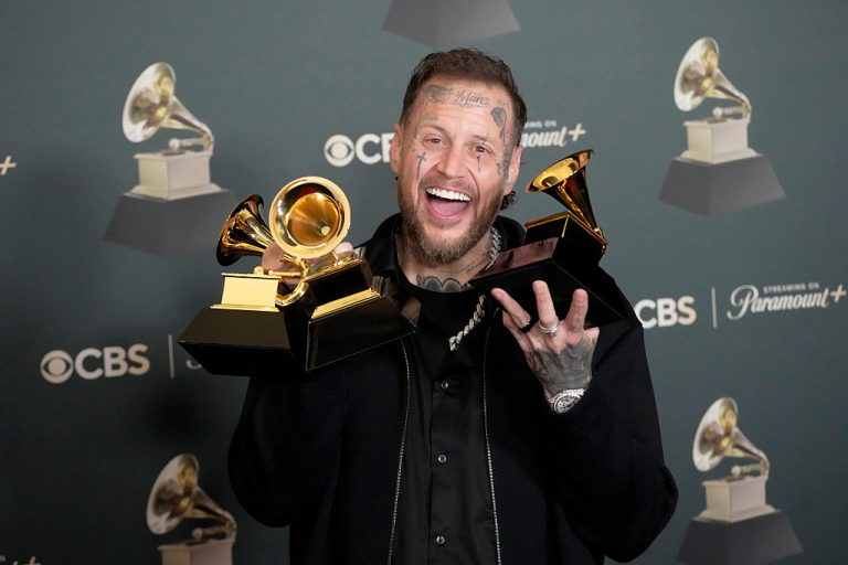 Jelly Roll Dances Around ICE Questions At Grammys