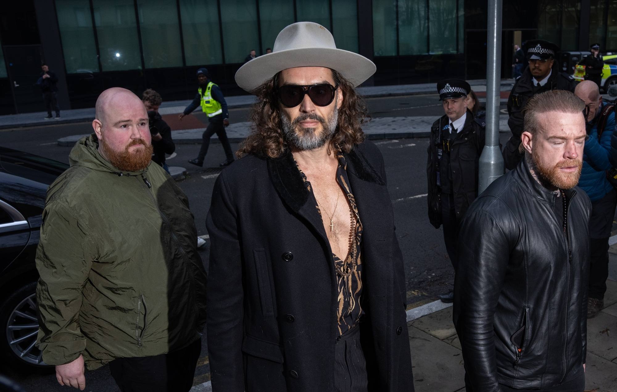 Russell Brand pleads not guilty to rape and sexual assault charges