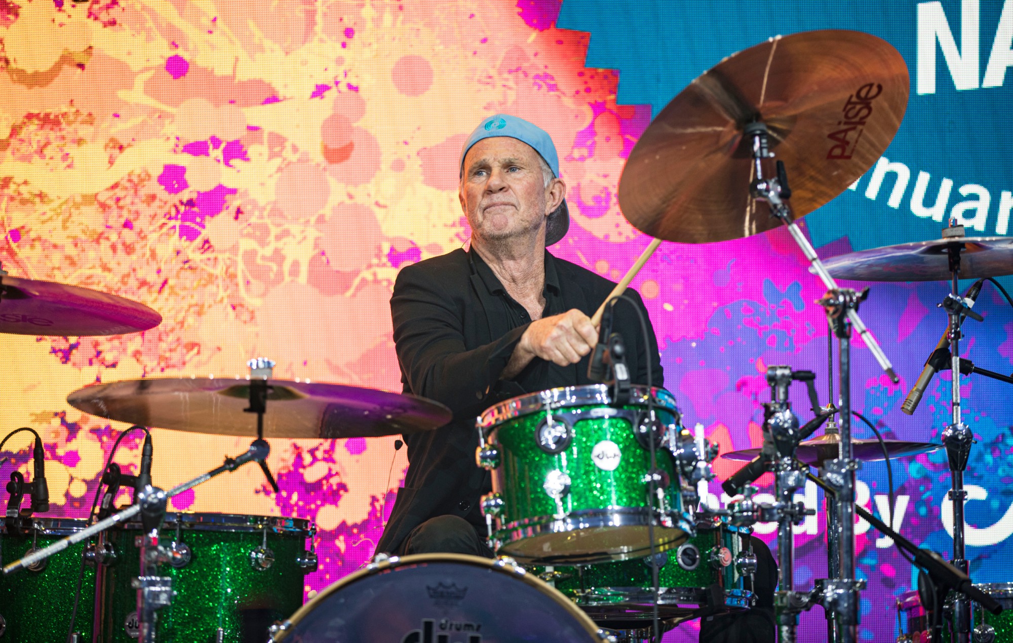 Watch Red Hot Chili Peppers’ Chad Smith surprise drum students as substitute teacher