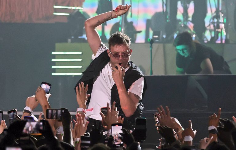 Damon Albarn has a pop at having to play Tottenham Hotspur Stadium as Gorillaz perform on ‘The Graham Norton Show’