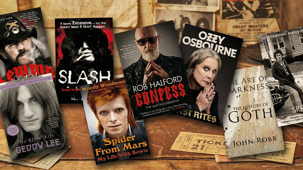 Give World Book Day a rock’n’roll edge with my pick of 12 must-read publications: Ozzy, Lemmy, Bowie, Slash, The Boss & more