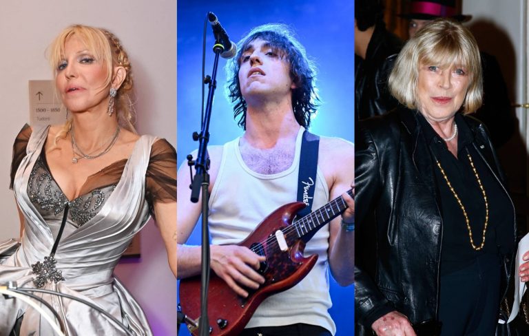 Courtney Love shares her thoughts on Geese, and says she and Marianne Faithfull “hated being compared to each other”