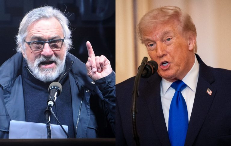 Robert De Niro gets emotional during passionate call to “save this country” from fucked up” Trump