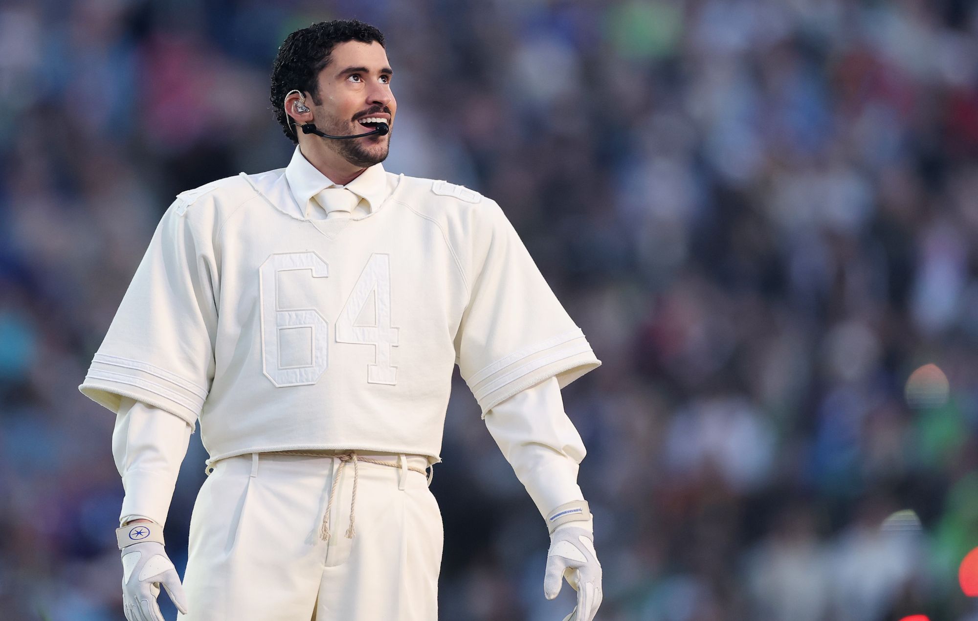 Boy who Bad Bunny gave his Grammy to at Super Bowl halftime show goes viral – but it wasn’t ICE detainee Liam Conejo Ramos