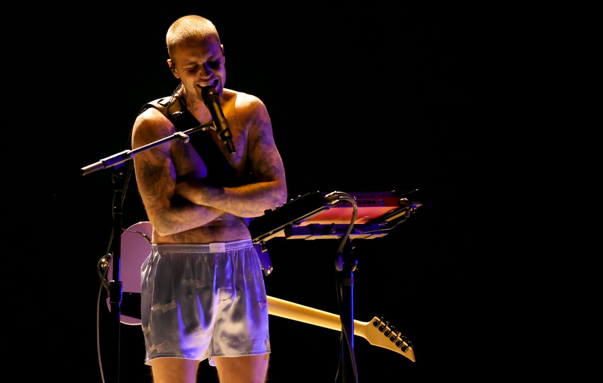 Fans react as Justin Bieber performs in his boxer shorts at the 2026 Grammys for some reason: “Well, that’s certainly memorable, isn’t it?”
