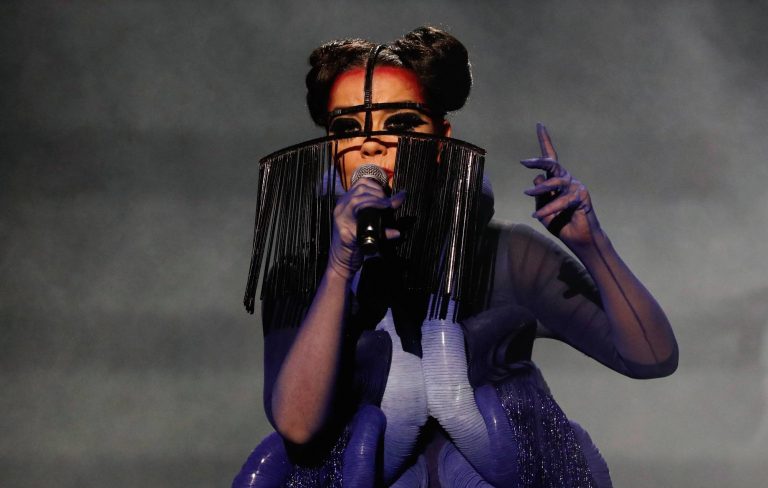 Watch Rosalía joined by surprise guest Björk for ‘Berghain’ at 2026 BRIT Awards