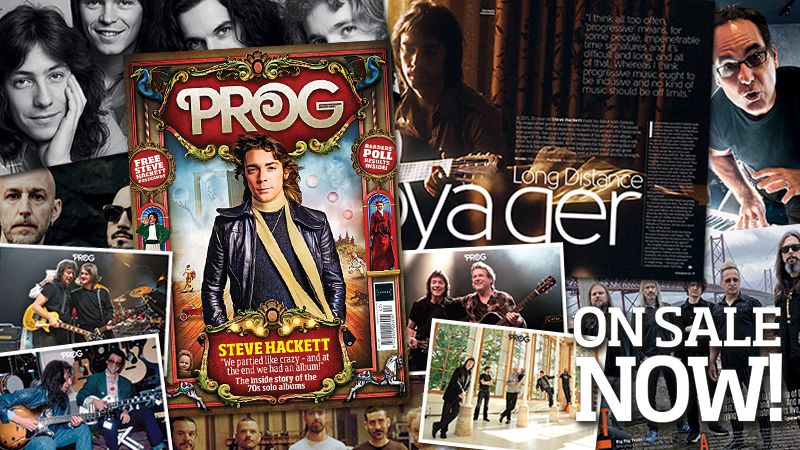 Steve Hackett’s on the front cover of the new issue of Prog, on sale now!
