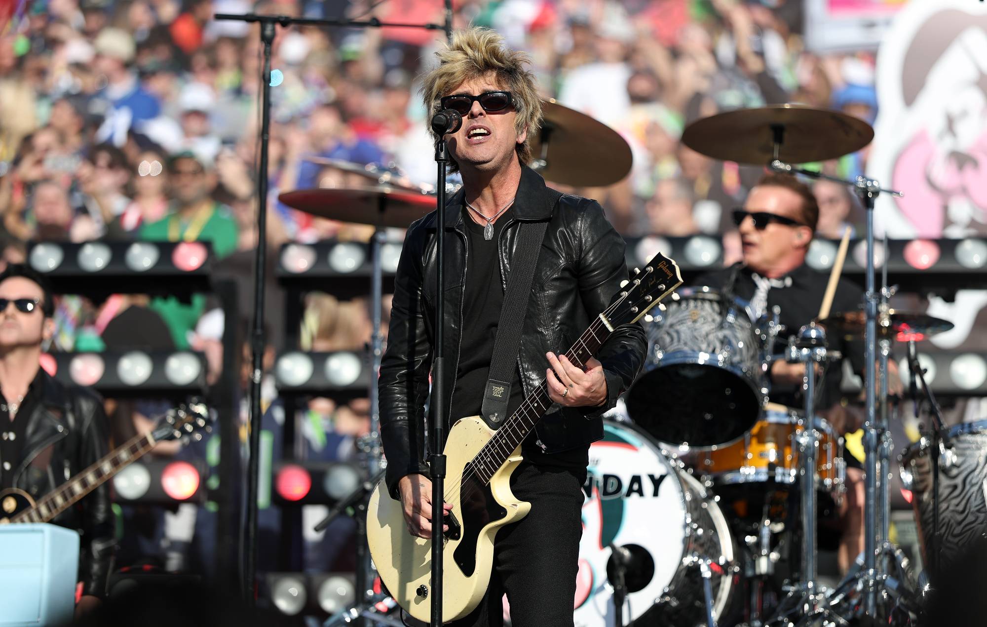Watch Green Day play medley of classic songs at Super Bowl opening ceremony