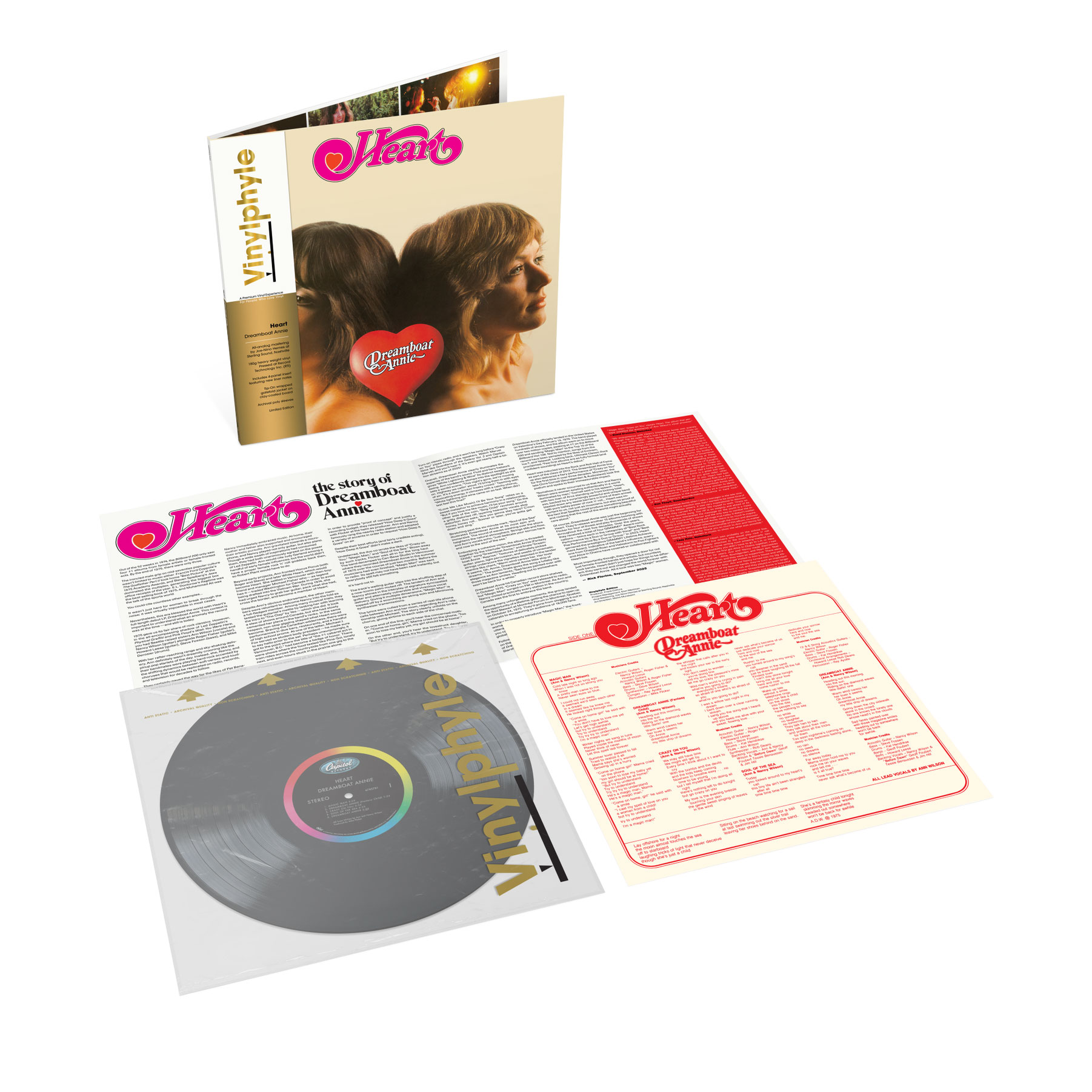 Heart’s ‘Dreamboat Annie’ To Receive 50th Anniversary Vinylphyle Reissue