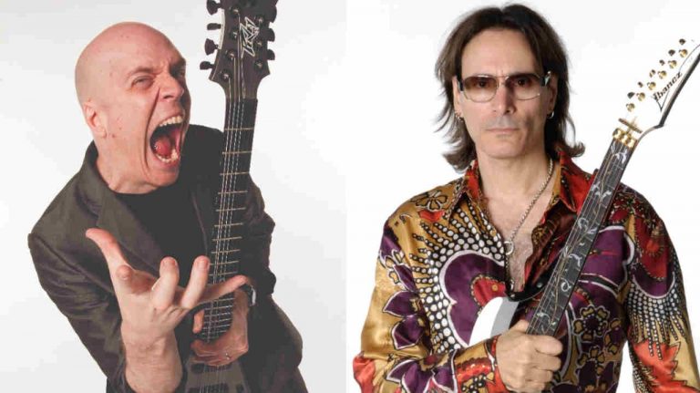 “I originally picked the guitar because it was the most obnoxious instrument, but after a while I was like, ‘Wow, there’s a lot of power in this thing’”: Steve Vai gave Devin Townsend his big break in the early 1990s. Decades later they got back together